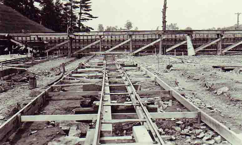 1924 Filter west section floor foundation looking